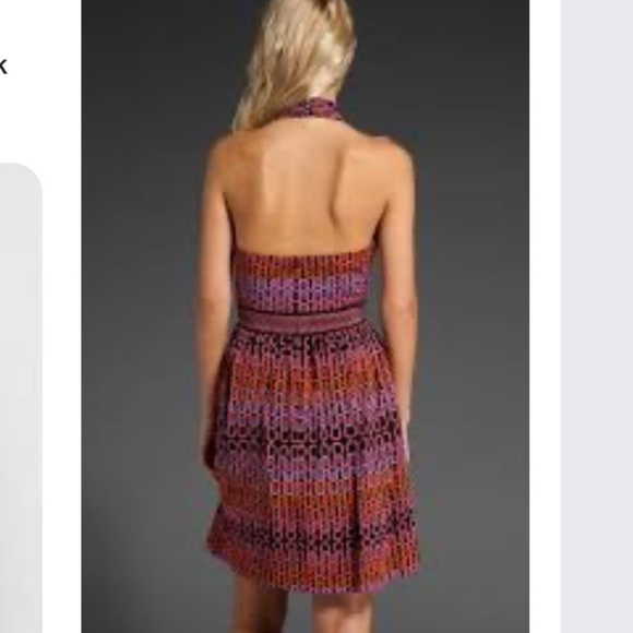 Trina Turk Los Angeles Strapless Geometric Print Dress Size 4 NWT - Picture 3 of 13